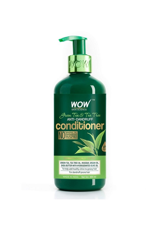 Skin Science Green Tea & Tea Tree Antidandruff Conditioner No Mineral Oil Parabens Silicones Color & Peg 300 Millilitre