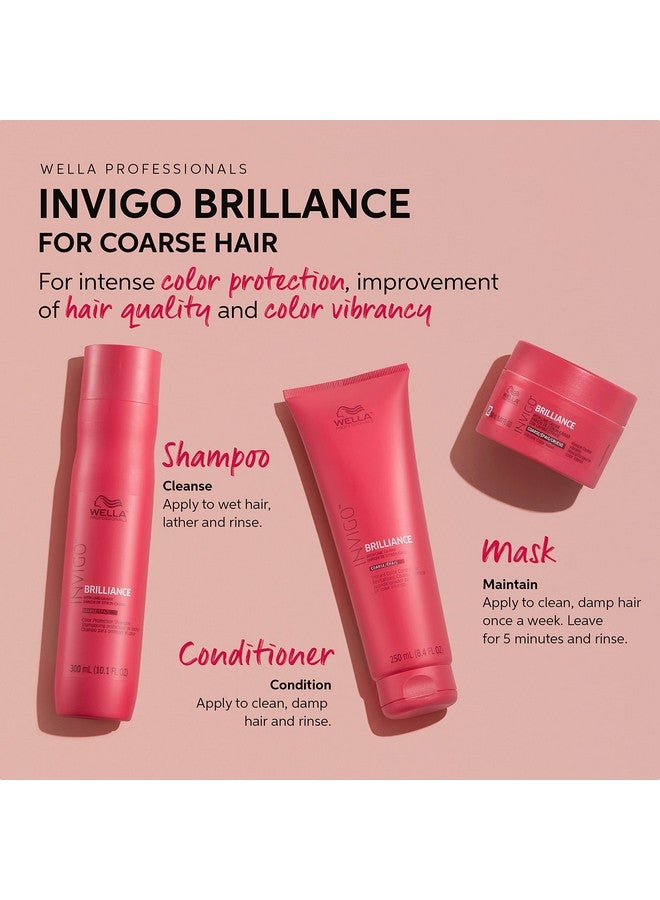 Invigo Brilliance Conditioner For Coarse Colored Hair Color Protecting & Color Vibrancy Conditioner 33.8 Fl Oz