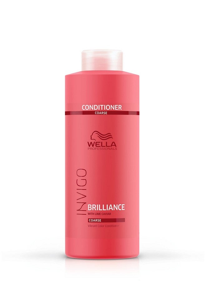 Invigo Brilliance Conditioner For Coarse Colored Hair Color Protecting & Color Vibrancy Conditioner 33.8 Fl Oz