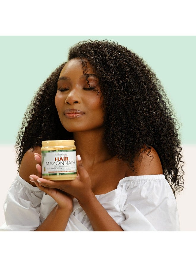 Hair Mayonnaise Conditioner 2 Pack 15 Oz Jar Enriched With Natural Botanical Herbal Extracts And Olive Oil To Deep Condition And Repair