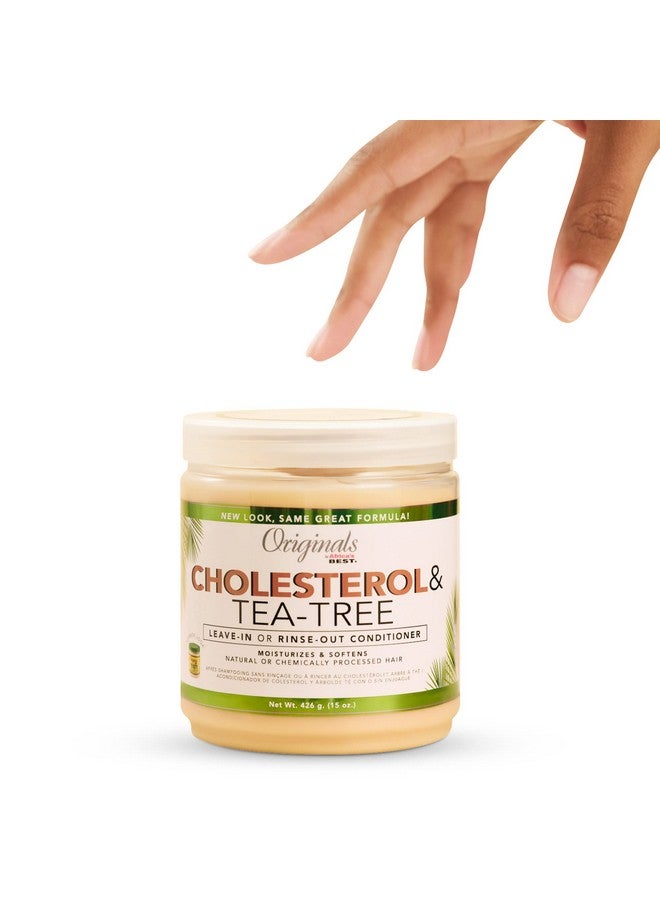 Cholesterol Tea Tree Oil Rinseout Plus Leave In Conditioner Repair And Revitalize Damaged Dry Overprocessed Hair 15 Oz