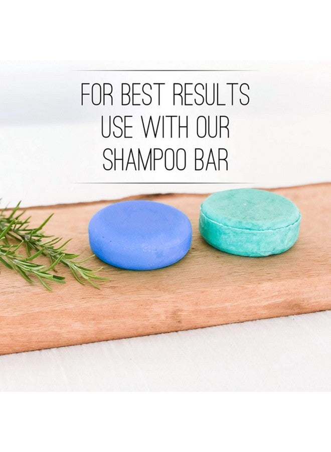 Solid Conditioner Bar, Made With Natural & Organic Ingredients, All Hair Types Including Frizzy Hair, Sulfatefree, Crueltyfree & Vegan 2.3 Ounce Bar. (Rosemary & Peppermint)