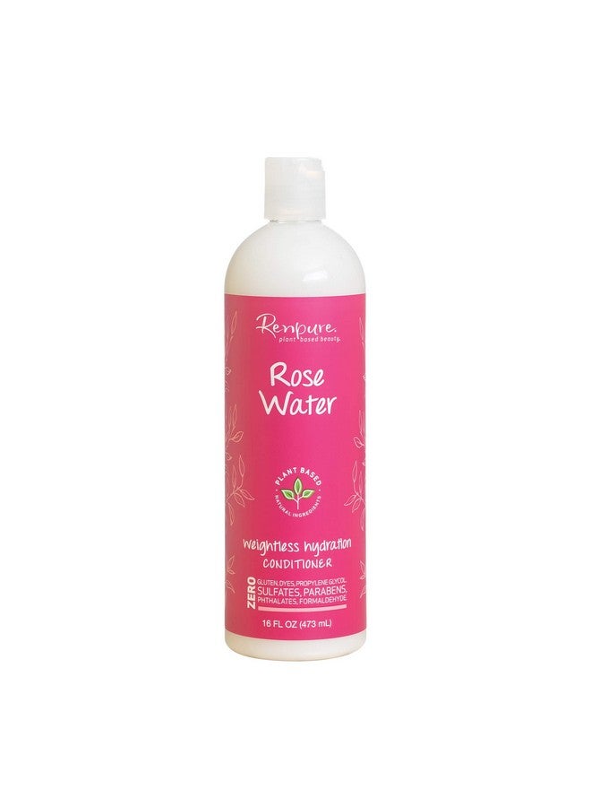 Plantbased Beauty Rose Water Weightless Hydration Conditioner 16 Fluid Ounce