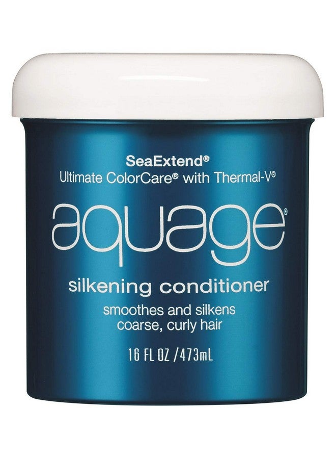 Silkening Conditioner 16 Oz. Provides Luxurious Dual Color Protection Leaves Hair Manageable And Soft Prevents Haircolor Fade And Styling Protection