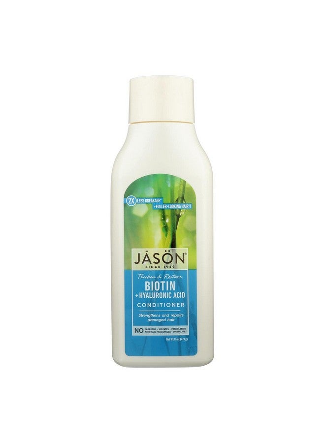 Restorative Biotin Conditioner Jason Natural Cosmetics 16 Oz Liquid