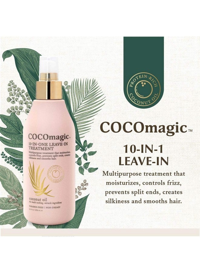 10In1 Leavein Hair Treatment With Coconut Oil Hydrate Detangle Prevent Frizz Smooths Creates Silkiness Gentle For All Hair Types Paraben Free Cruelty Free Made In Usa (8 Oz)