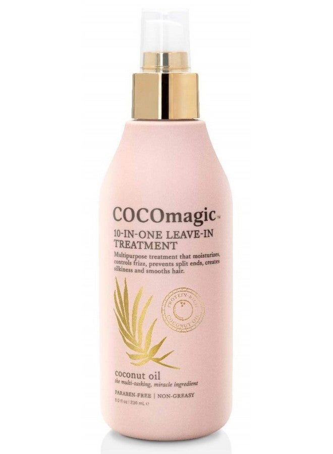 10In1 Leavein Hair Treatment With Coconut Oil Hydrate Detangle Prevent Frizz Smooths Creates Silkiness Gentle For All Hair Types Paraben Free Cruelty Free Made In Usa (8 Oz)