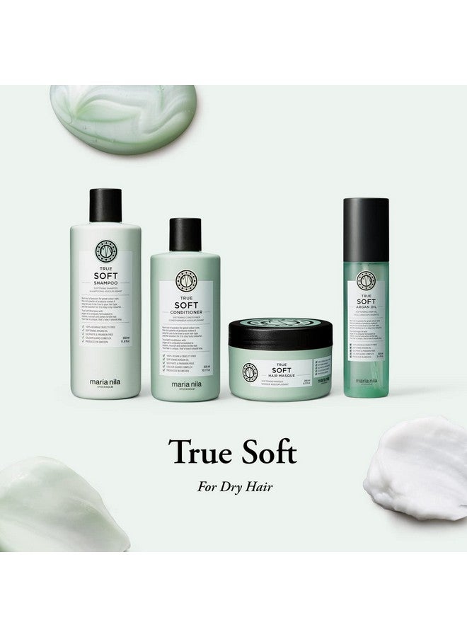 True Soft Argan Oil 1.0 Fl Oz For Dry Hair Easily Absorbed Remoisturises & Reduces Frizz 100% Vegan & Sulfateparaben Free