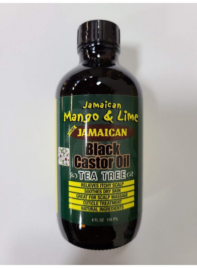 Tea Tree Black Castor Oil 4 Oz
