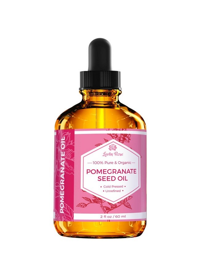 Pomegranate Seed Oil 100% Pure Unrefined Cold Pressed Antioxidant Moisturizer For Hair Skin And Nails 2 Oz