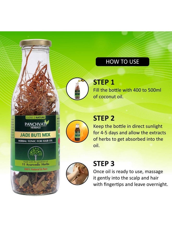 Herbals Make Your Own Hair Oil Dry Jadi Buti Mix (11 Ayurvedic Herbs, 100% Herbals & Plant Derived) For Complete Hair Care
