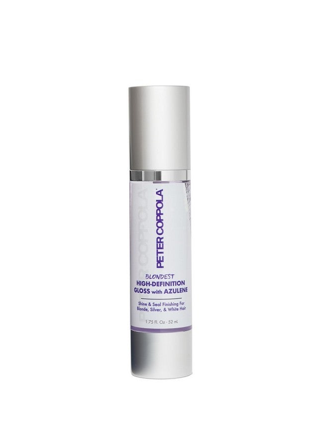 High Definition Gloss Purple Hair Toner Oil Serum For Blonde Silver & White Hair Eliminates Brassy Yellow Tones Smooths & Seals Split Ends Protects Hair From Uva And Uvb Rays