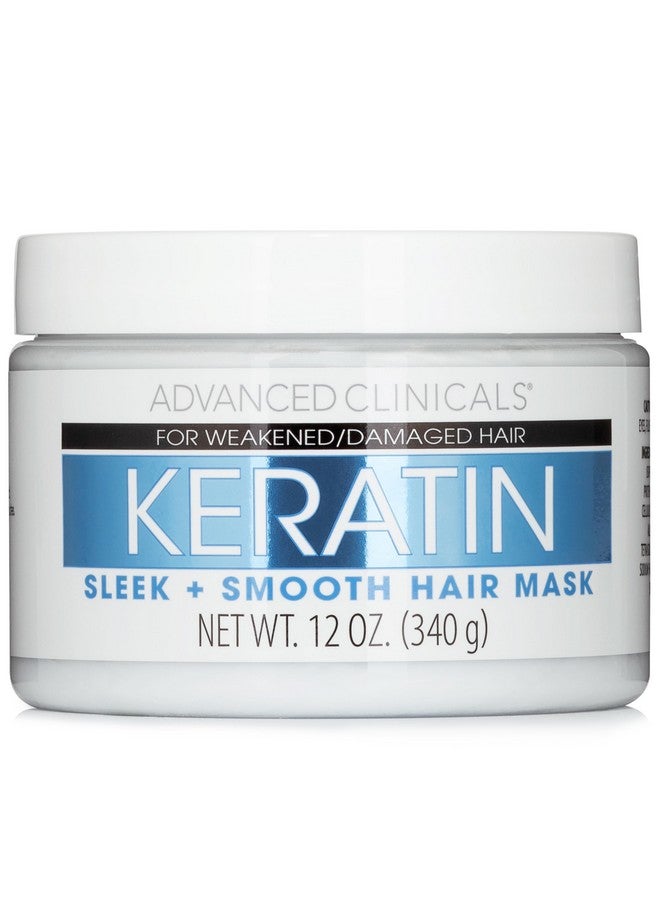 Keratin Hair Mask Treatment For Color Treated Hair Detoxifying Keratin Conditioner To Strengthen Broken Colortreated Hair Fortifying Hair Repair Mask Wshea Butter 12 Fl Oz