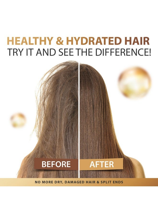 New Argan Oil Hair Mask With Keratin Hair Conditioner For Dry, Damaged, Frizzy Hair & Split Ends Hair Treatment Serum For Hair Repair & Hydrating Hair Moisturizer