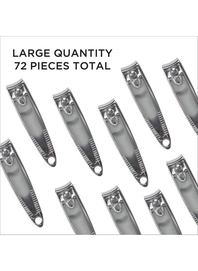 D904 Stainless Steel Nail Clippers With Fold Out File 72 Count (Pack Of 1)