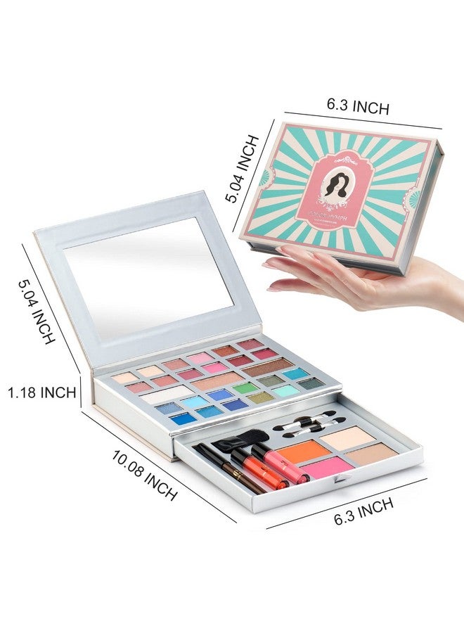 Allinone Makeup Kit Perfect For Women, Teens, And Beginners! Unlock Endless Possibilities With 24 Gorgeous Shades Of Matte And Shimmer Eyeshadow, Highly Pigmented Lip Glosses, Eyeliner