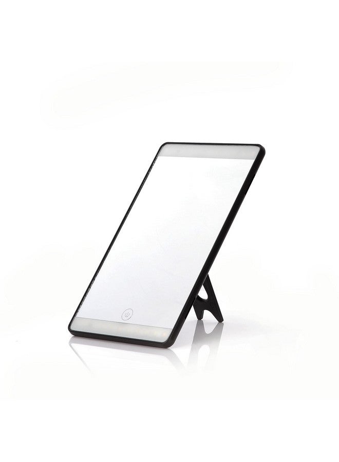 Led Makeup Mirror Clip On Car Vision Travel Mirror (Black)