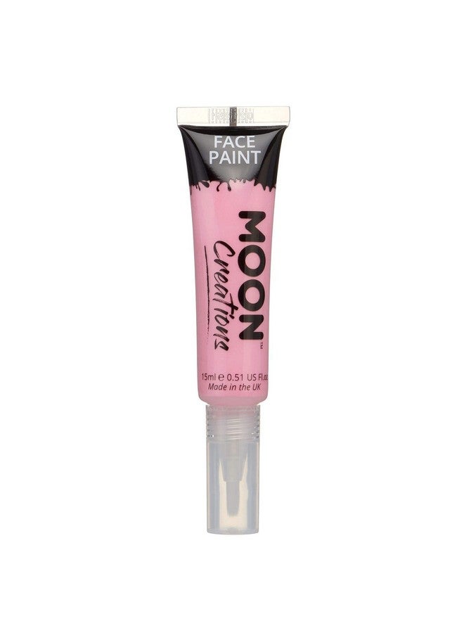 Face & Body Paint With Brush Applicator By Moon Creations 0.50Fl Oz Pink