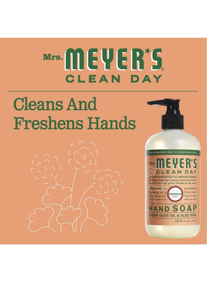 Mrs. Meyer'S Liquid Hand Soap Geranium 12.5 Fl Oz (Pack Of 2)