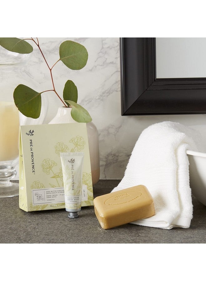 Gift Set Collection 150 Gram Soap Bar & 1 Fl Oz Hand Cream Verbena