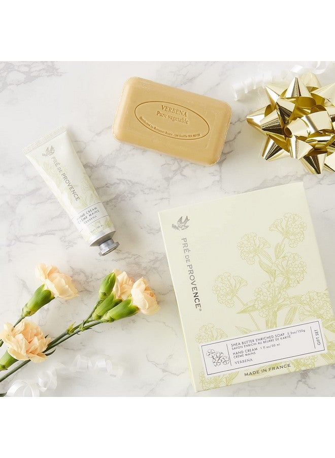 Gift Set Collection 150 Gram Soap Bar & 1 Fl Oz Hand Cream Verbena