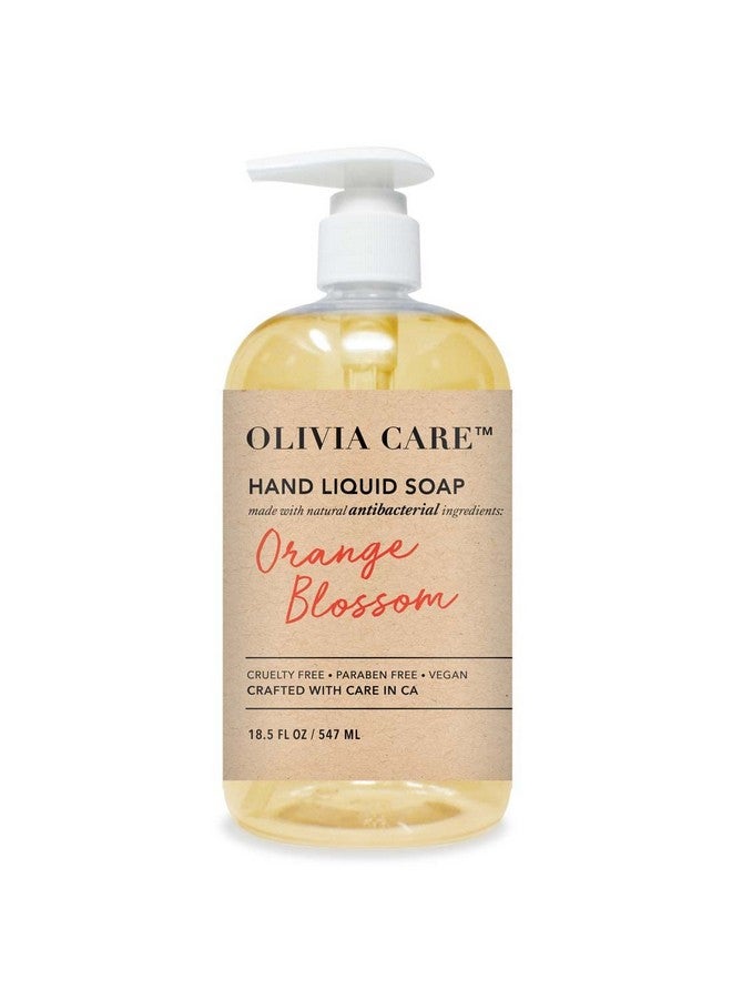 Antibacterial Hand Soap Infused With Sage & Tea Tree Oil & Orange Blossom Fragrance Cleansing Germfighting Moisturizing Hand Wash For Kitchen & Bathroom 18.5 Fl Oz