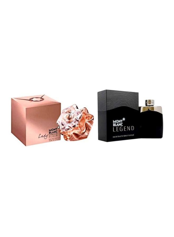 Legend And  Emblem Lady Elixir Gift Set EDT 100 ml, EDP 75ml