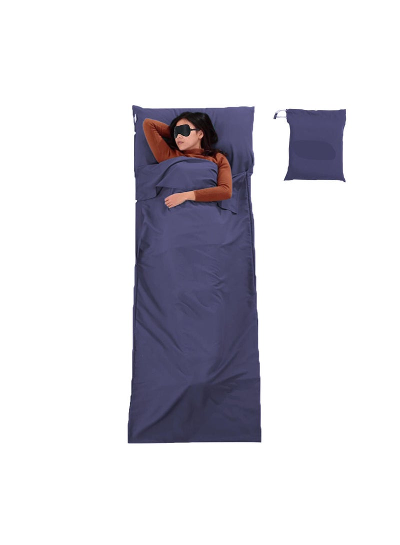 Sleeping Bag Liner, Travel Sheets Sleep Sack for Adults, Camping for Backpacking, Hotels & Hostels, Ultralight Backpacking, Comfortable Sleep Sack for Backpacking, Hotel, Hostels & Traveling