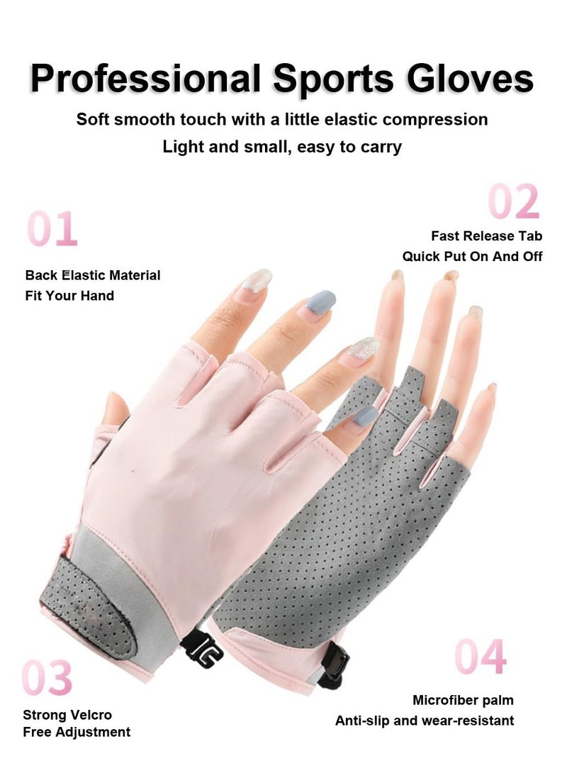 UV Protection Gloves Women Men, Fingerless Driving Gloves Fishing Gloves Sailing Gloves Kayak Gloves Paddling Gloves Rowing Gloves, UV Gloves Sun Gloves Sun Protection Gloves