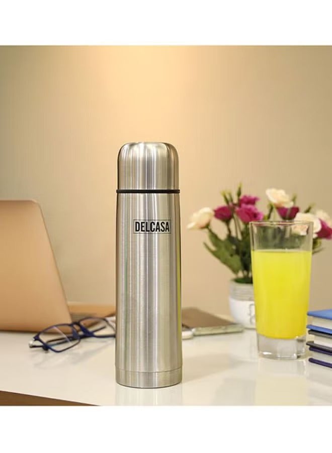 Stainless Steel Vacuum Bottle Silver