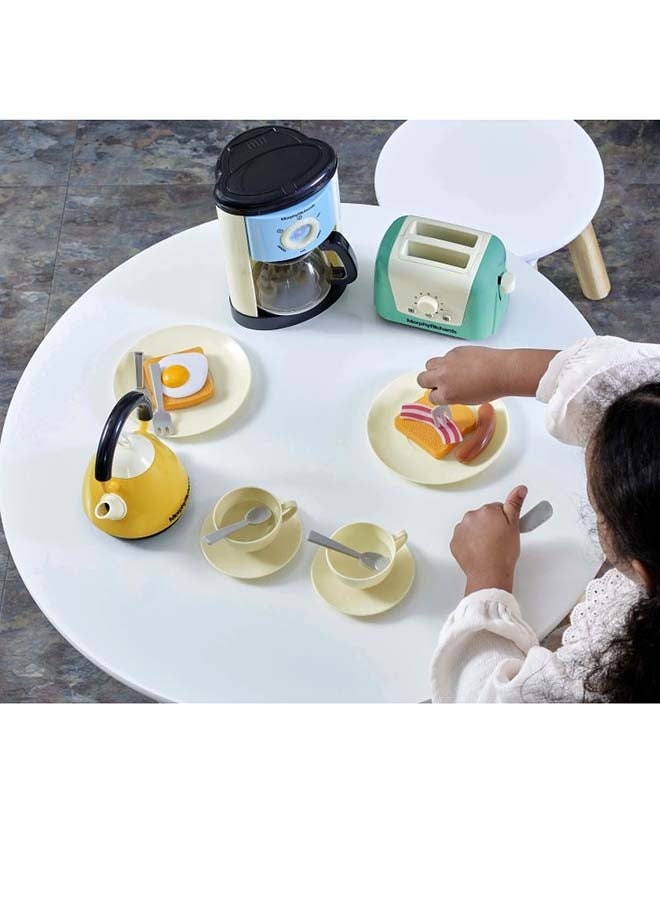 Morphy Richards Toys: Complete Kitchen Set With Toaster, Coffee Maker, Kettle, Play Food, And More, For Children Aged 3+