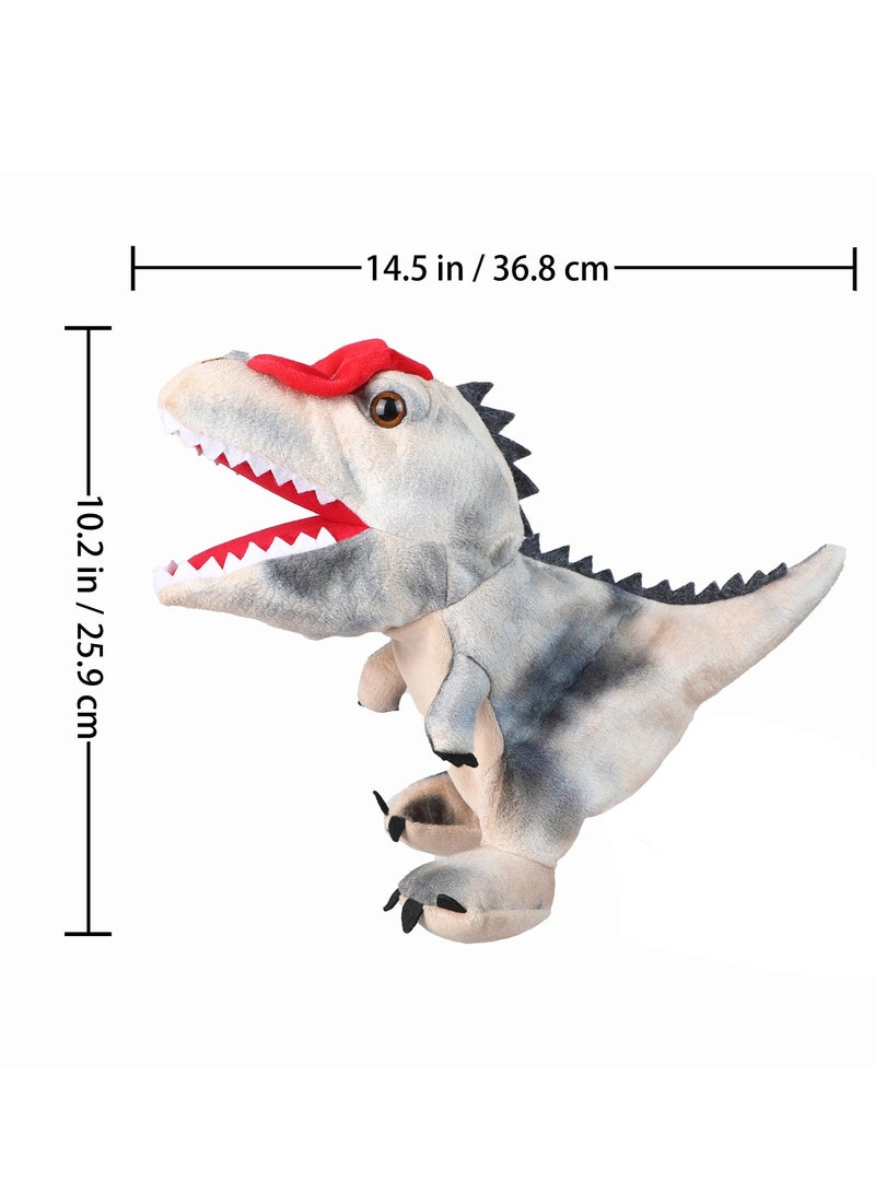 Hand Puppets, Dinosaur Hand Puppets, Dinosaur Puppets for Kids, Dinosaur Toys for Boys Girls, Open Movable Mouth Finger Gift, for Kids Children Role-Play, Preschool, Storytelling