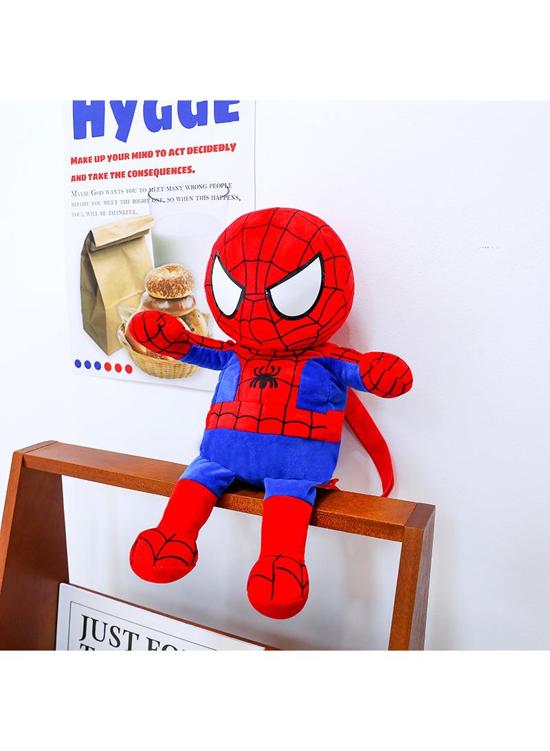 Avengers Spider-Man Children's Plush Backpack Kindergarten Backpack Plush Shoulder Bag Gift For Kids 40cm