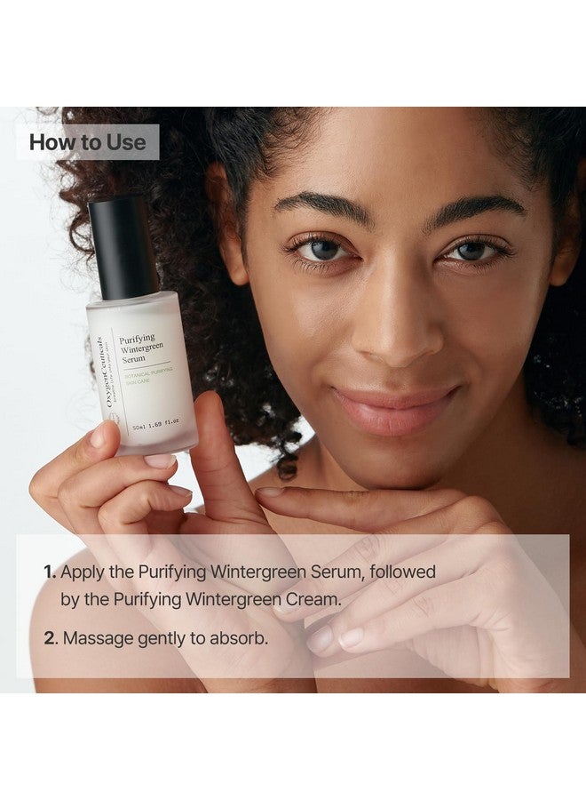 Twostep Acne Treatment Kit Oxygenceuticals Purifying Kit 2 Products Serum + Moisturizer Breakout Prevention Acne & Blemish Control For Teens Tweens Males And Females Made In Korea