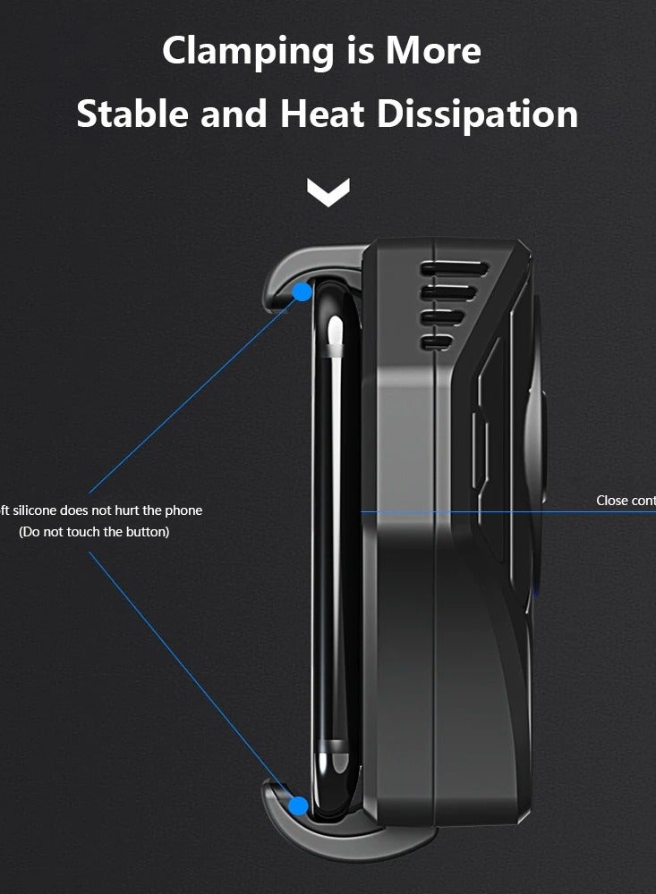 Mobile Phone Radiator Phone Cooling Fan For Gaming With No Noise