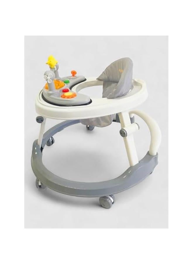 Foldable Baby Walker - Grey