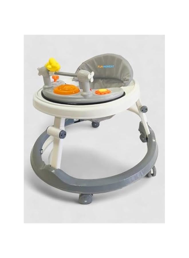 Foldable Baby Walker - Grey