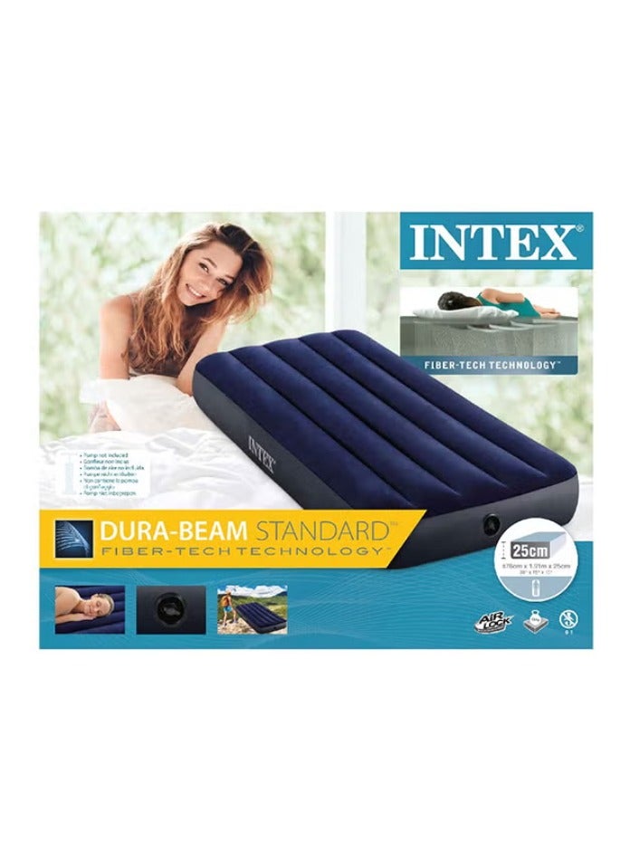 Downey Airbed Plastic Blue 76x191x25cm