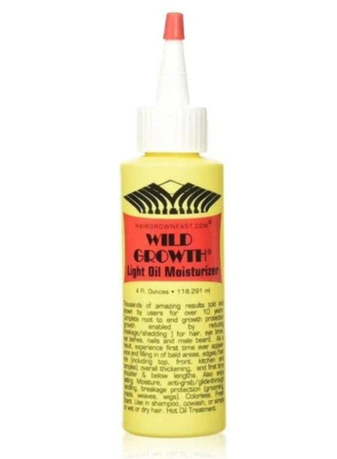 Wild Growth Light Oil Moisturizer 4Oz