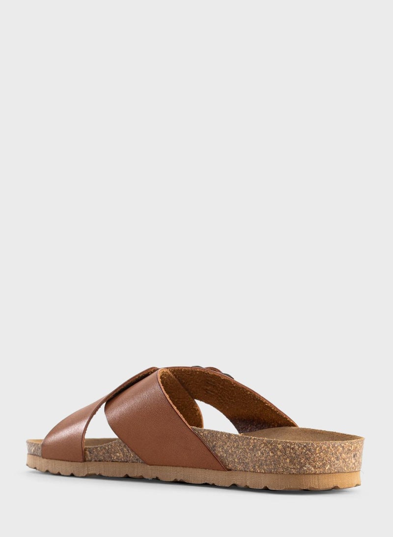 Sarria X Strap Wedge Sandals