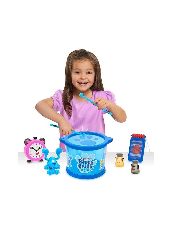 Musical Drum Set | Material : Plastic |  Kids Toy Instruments, Drum, Tambourine, Washboard, Clackers, Shakers | Age Group : 3+ Years