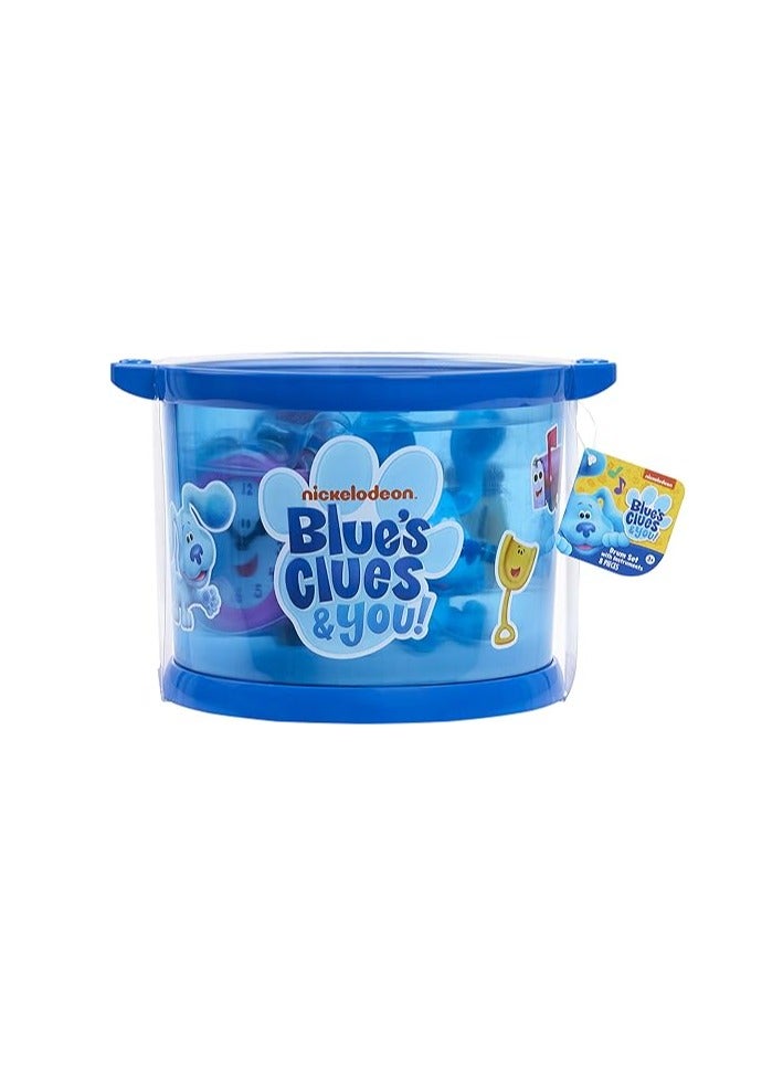 Musical Drum Set | Material : Plastic |  Kids Toy Instruments, Drum, Tambourine, Washboard, Clackers, Shakers | Age Group : 3+ Years