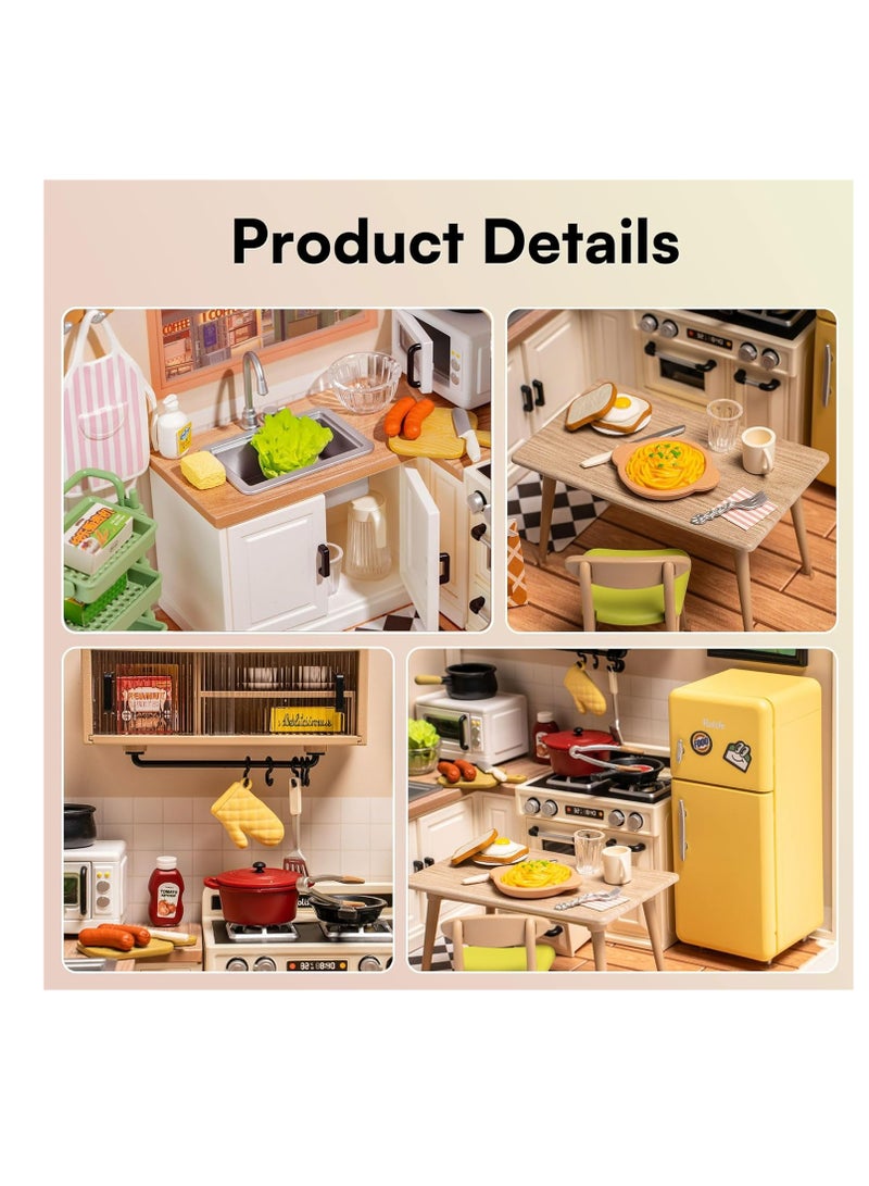 Rolife Happy Meals Kitchen DIY Plastic Miniature House DW008
Success Decorative DIY Crafts/Birthday Gifts/Home Decor For Girls&Boys Teens&Adults