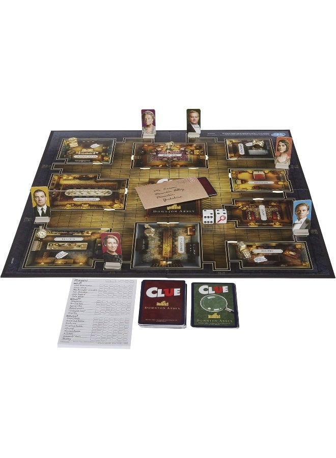 Cluedo Downton Abbey Edition Board Game for Kids Ages 13 and up, Inspired By Downton Abbey