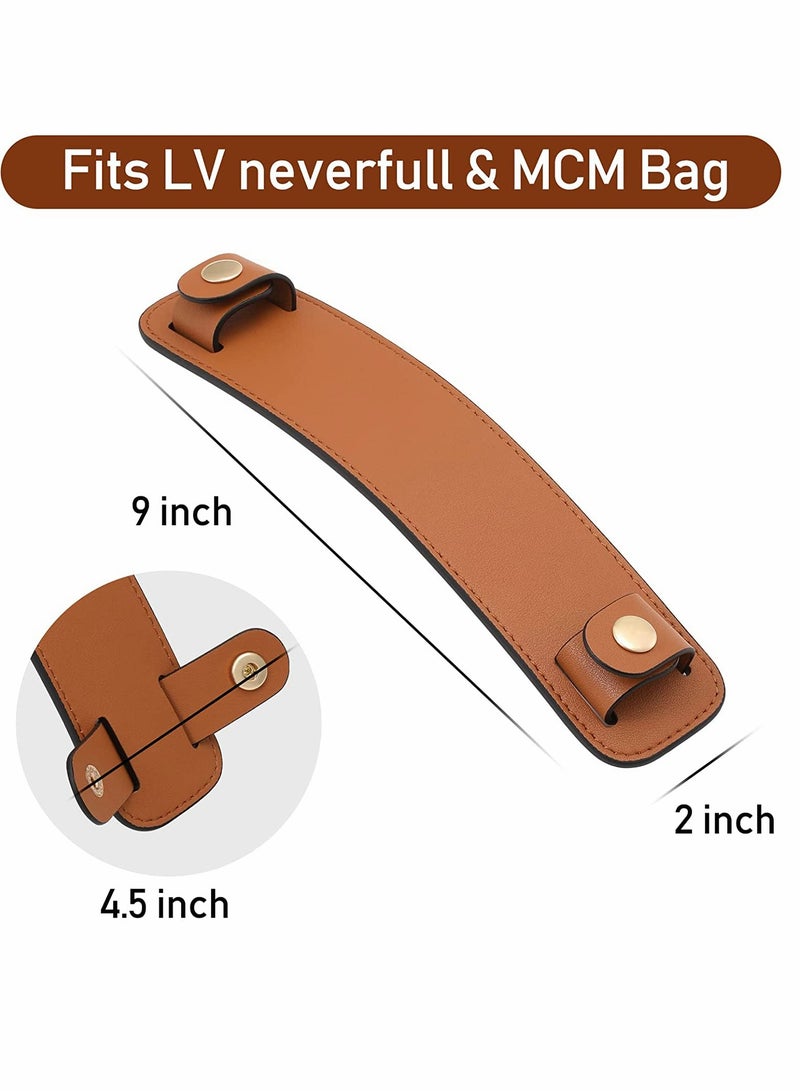 Shoulder Strap Pad Leather, Fits for LV Neverfull Speedy PM MM GM More, and for M-CM Bag (9