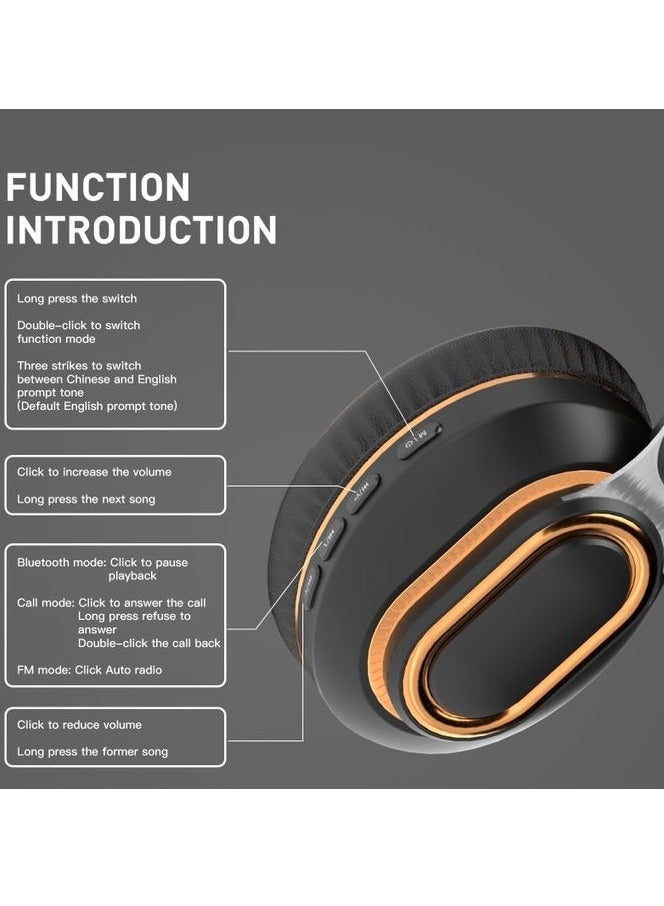 H7 Wireless Bluetooth 5.2 Headset Stereo HIFI earphone