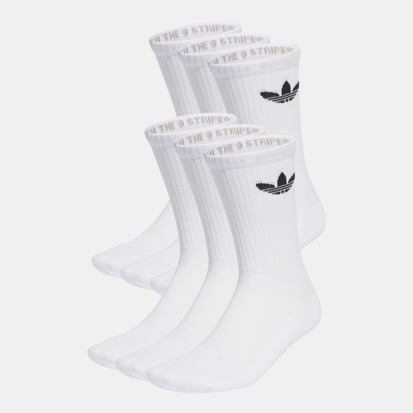 Men's Trefoil Cushion Crew Socks (6 Pairs)