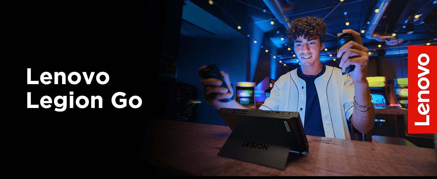 Legion Go Laptop With 8.8-Inch WQXGA (2560x1600) IPS 144Hz Display, AMD Ryzen Z1 Extreme Processor/16GB RAM/1TB SSD/AMD Radeon Graphics/Windows 11 Home + Carry Bag (with Controller Dock) English Shadow Black