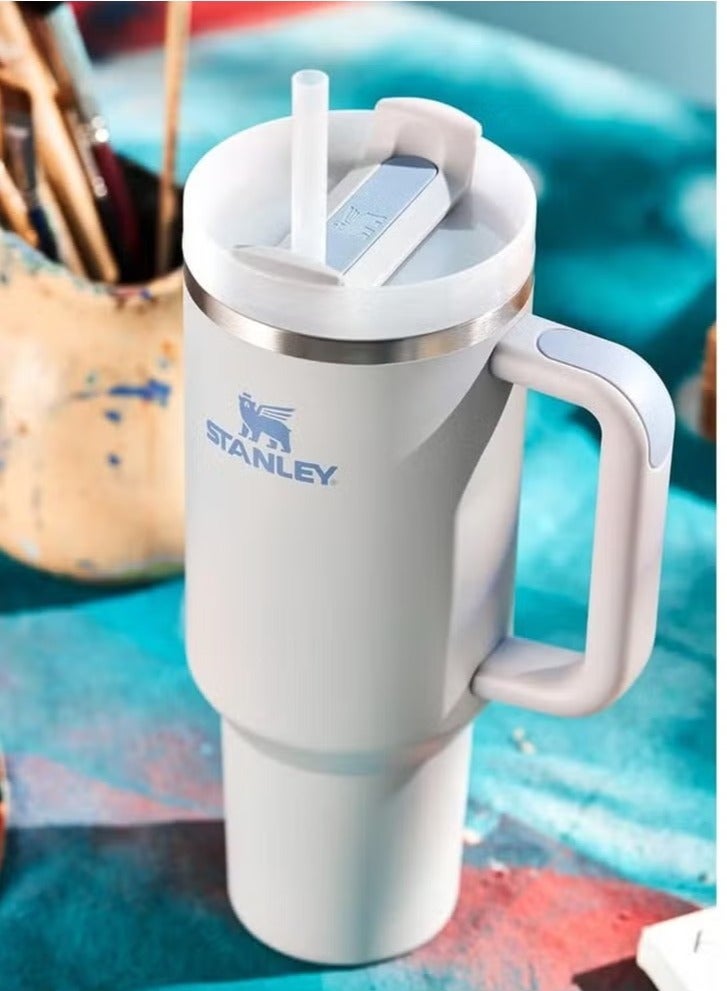 Stanley Quencher H2.0 FlowState Stainless Steel Vacuum Insulated Tumbler with Lid and Straw for Water, Iced Tea or Coffee, Smoothie and More, 40 oz,