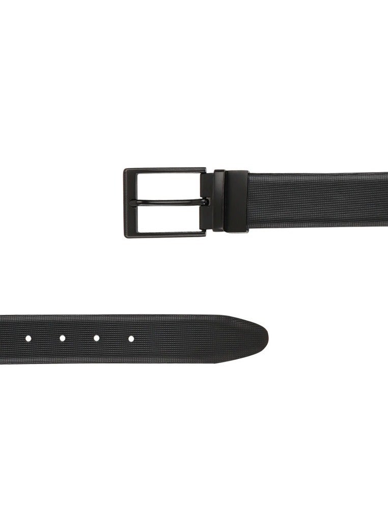 Reversible Genuine Leather Black  Belt for Men